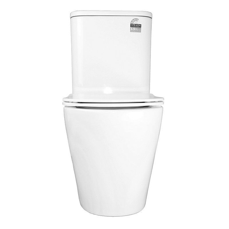 Унитаз-компакт напольный AZARIO Berton AZ-6093 глянцевый белый