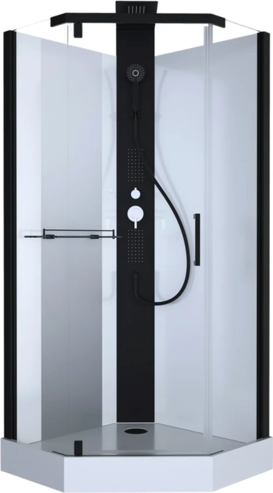 Душевая кабина Black&White Galaxy G8705 900х900х2170, с низким поддоном
