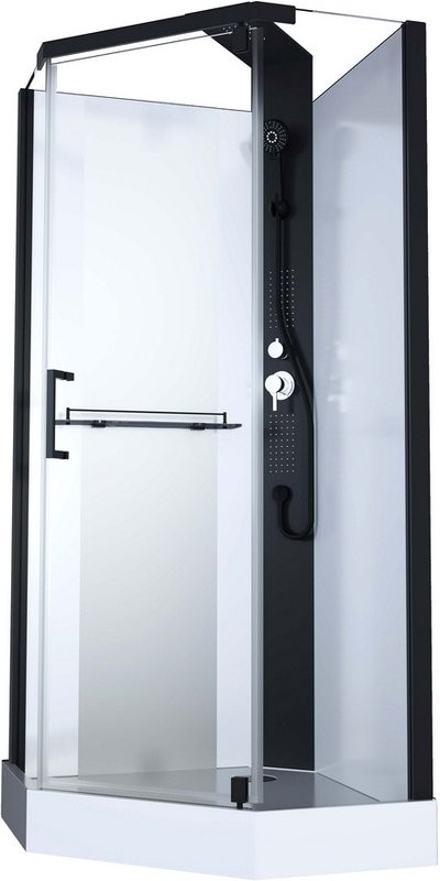 Душевая кабина Black&White Galaxy G8705 900х900х2170, с низким поддоном