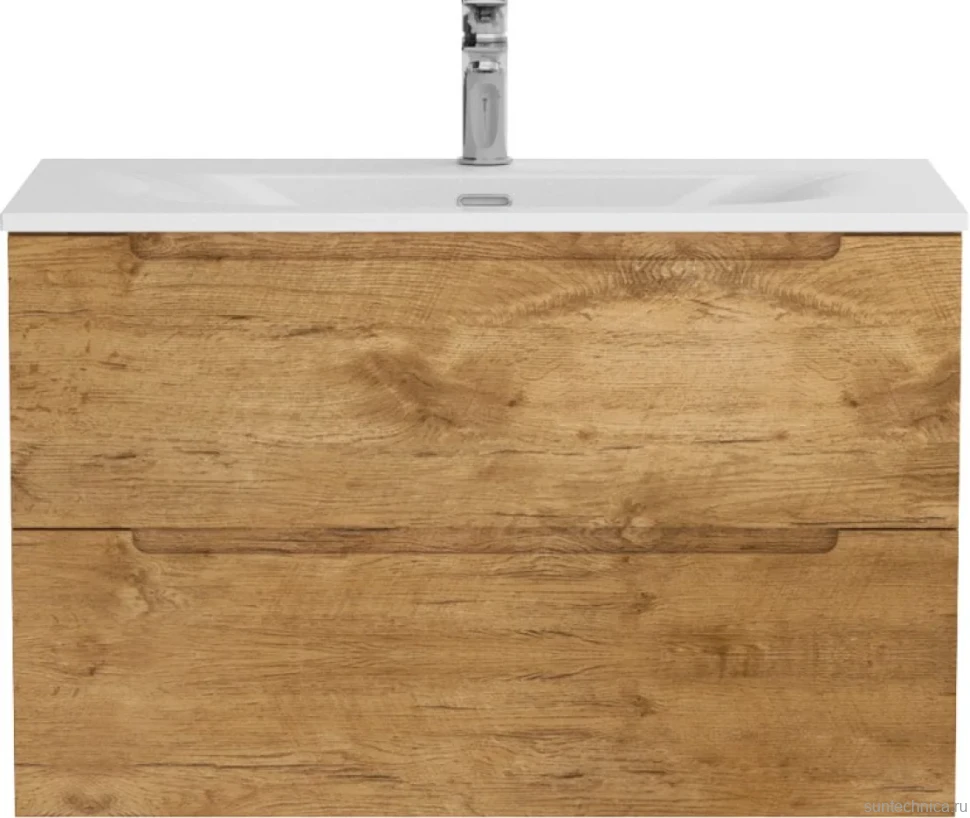 Тумба с раковиной BelBagno Etna 90 rovere nature, раковина BB-8099-90