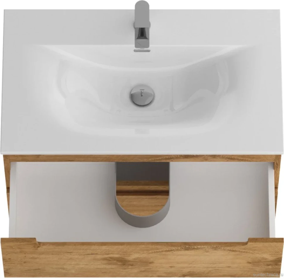 Тумба с раковиной BelBagno Etna 90 rovere nature, раковина BB-8099-90