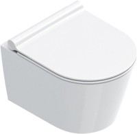 Унитаз подвесной Catalano Zero 46х35, белый глянцевый, с микролифтом