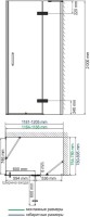 Душевой уголок Wasserkraft Aller 10H06R 120x80 см