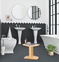 Унитаз приставной напольный ArtCeram Jazz JZV002 с микролифтом, петли хром