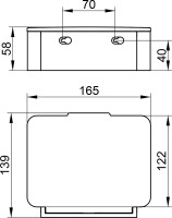 Бокс для салфеток Keuco Plan 14967 хром