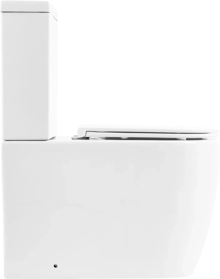 Унитаз-компакт напольный BelBagno Marino BB105CPR безободковый, крышка BB870SC с микролифтом, бачок BB105T