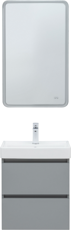 Мебель для ванной комнаты Aquanet Вега 2.0 50 подвесная, мисти грин