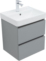 Мебель для ванной комнаты Aquanet Вега 2.0 50 подвесная, мисти грин