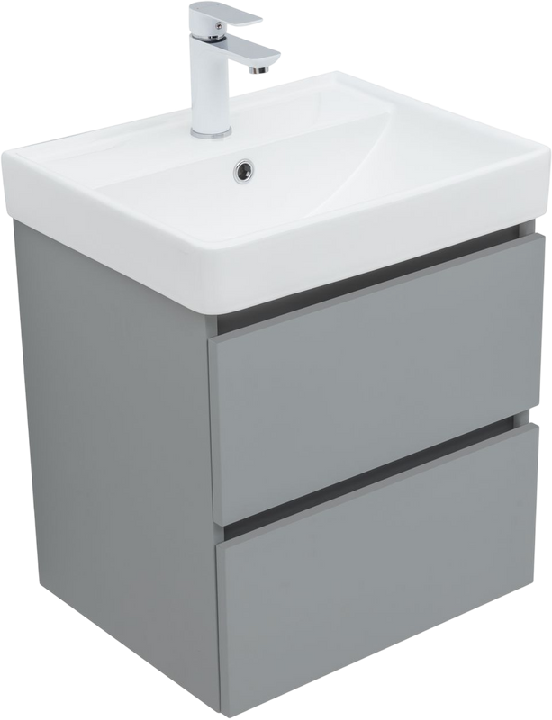 Мебель для ванной комнаты Aquanet Вега 2.0 50 подвесная, мисти грин