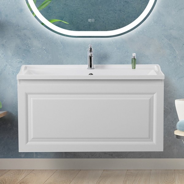 Тумба с раковиной Cezares Giubileo 100 1 внутренний ящик, брашированный ясень