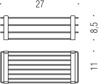 Полка Colombo Design Angolari B9632.NM Полка Colombo Design Angolari B9632.NM