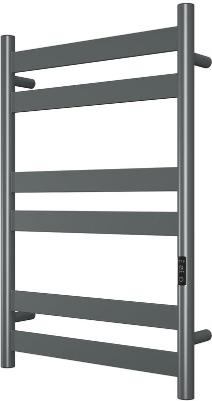 Полотенцесушитель электрический Bauedge Bau Mix DB-0128 50x80, темно-серый металлик