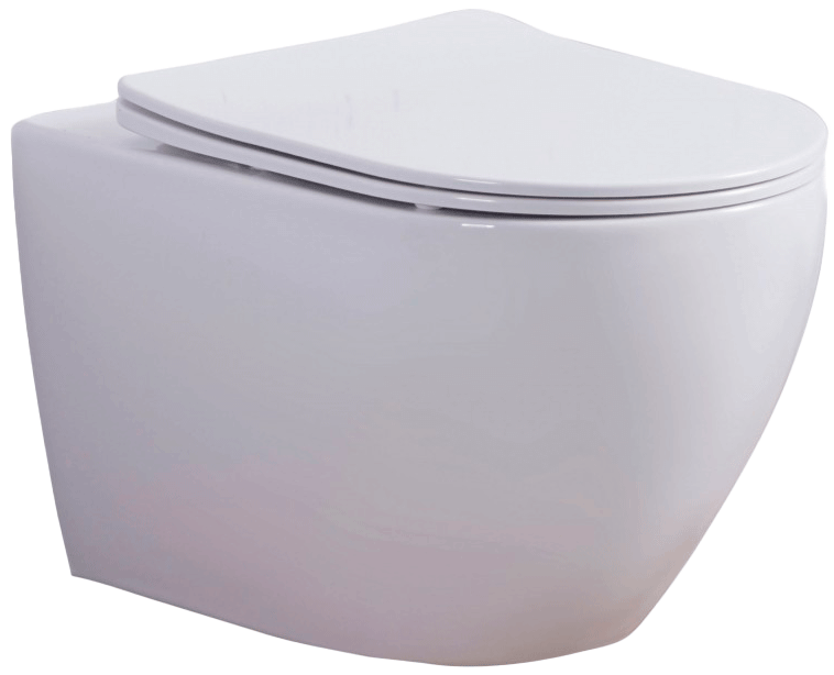 Комплект 3 в 1 Унитаз подвесной Esbano Azalea ESUPAZALW + Инсталляция Fram + Кнопка ESINPRK12SC цвет глянцевый хром