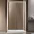 Душевая дверь в нишу Vincea Garda VDS-1G150CL 150 см, профиль хром, стекло прозрачное