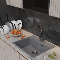 Мойка кухонная Mixline ML-GM15 графит