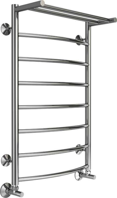 Полотенцесушитель водяной Terminus Классик П8 500х800, с полкой