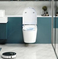 Комплект 2 в 1 Abber Bequem AC1119S-AC0101P2 Унитаз-биде электронный, подвесной + Монтажная рама