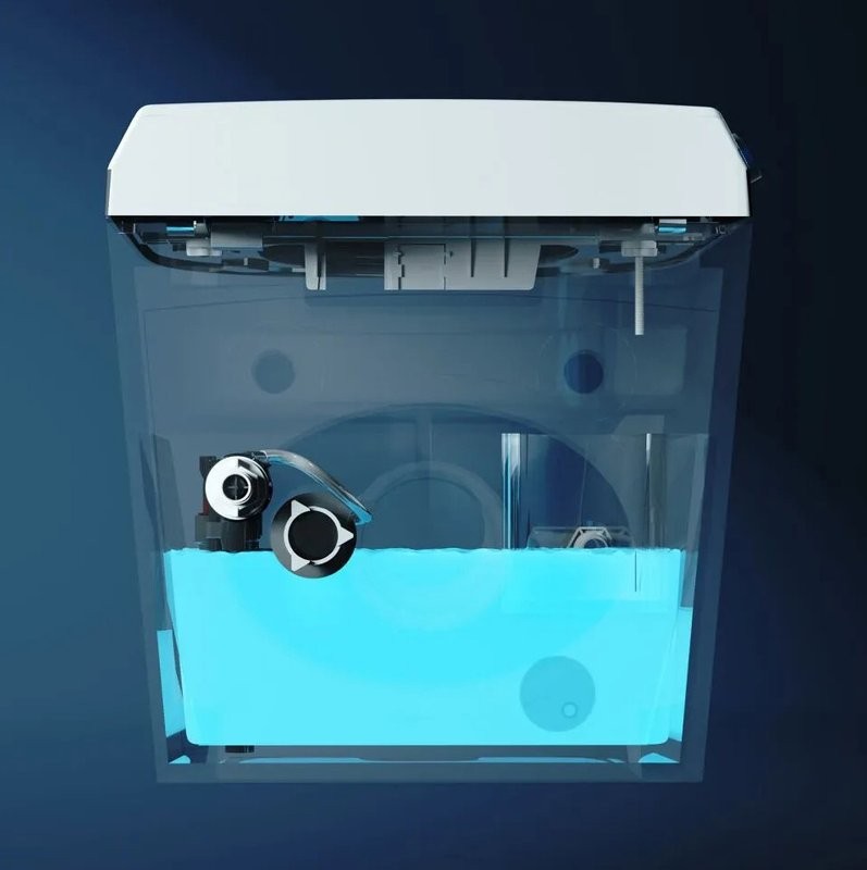 Комплект 2 в 1 Abber Bequem AC1119S-AC0101P2 Унитаз-биде электронный, подвесной + Монтажная рама