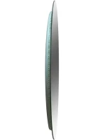 Зеркало круглое Art&Max Sanremo AM-San-1000-DS-F-Nero 100х100, черное, с LED-подсветкой, 6000k