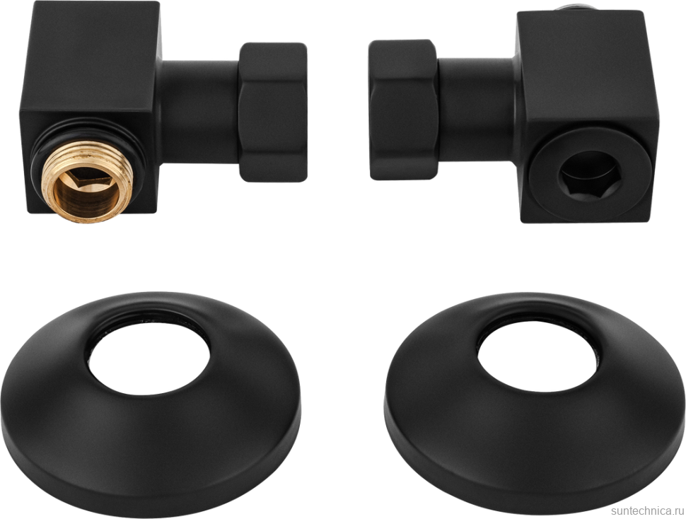 Полотенцесушитель водяной Secado Сандриго 5К 1800/280 180x30 см, матовый черный, I-образный