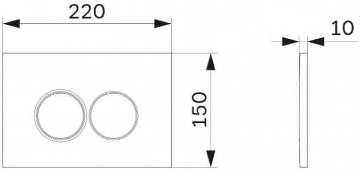 Комплект AM.PM Sense IS70131.741701 FlashClean с сиденьем микролифт, кнопка смыва хром матовая