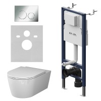 Комплект 5 в 1 AM.PM Func IS90151.8F1701 с сиденьем микролифт