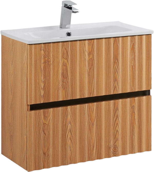 Тумба с раковиной Art&Max Elegant 60 подвесная, бран