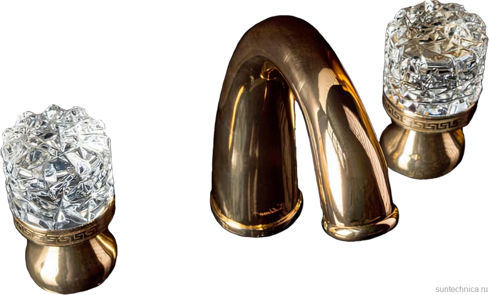 Смеситель для раковины Boheme Crystal 297-CRST