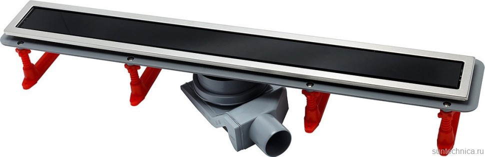 Душевой трап (лоток) Pestan Confluo Premium Line 850 черное стекло/сталь