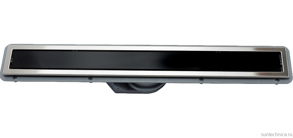 Душевой трап (лоток) Pestan Confluo Premium Line 850 черное стекло/сталь