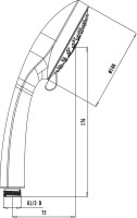 Душевая лейка Lemark LM0125C