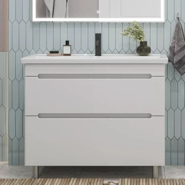 Тумба под раковину SanStar Адель 100 напольная, белая