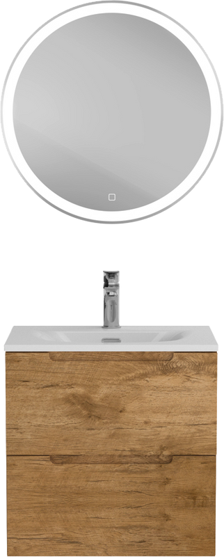 Мебель для ванной комнаты BelBagno Etna 39 50 rovere nature, раковина BB-8099-3-50