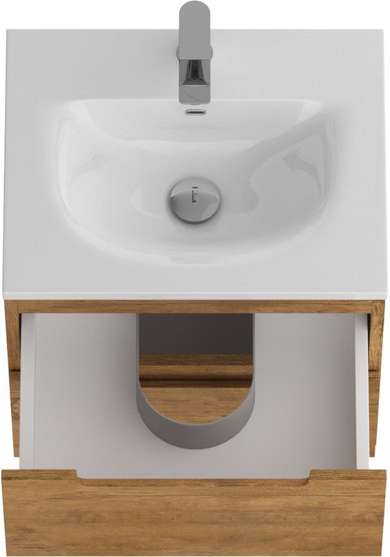 Мебель для ванной комнаты BelBagno Etna 39 50 rovere nature, раковина BB-8099-3-50