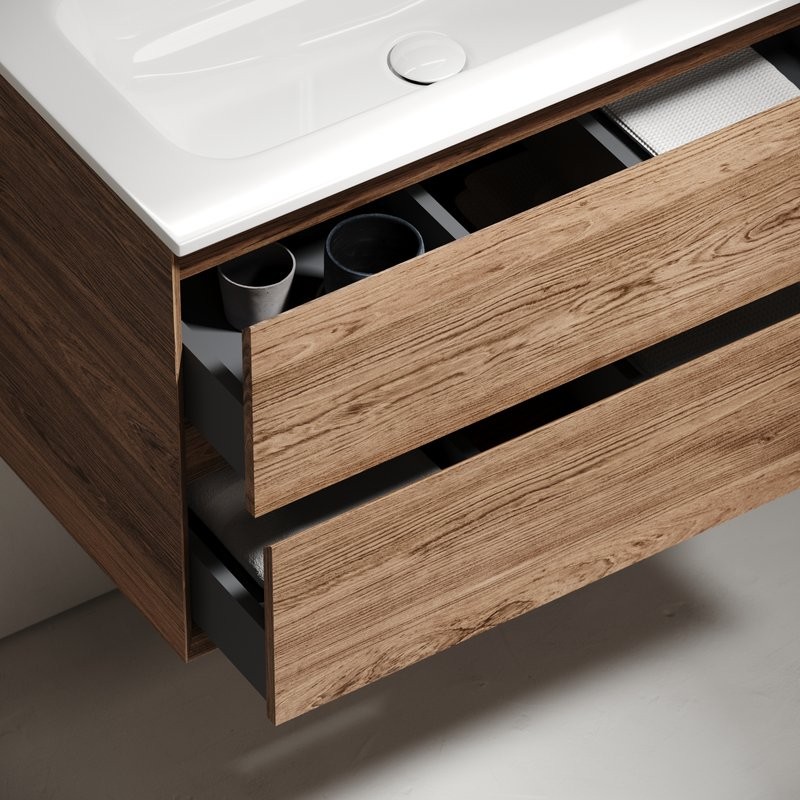 Тумба с раковиной Sancos Marmi 2.0 60 дуб чарльстон