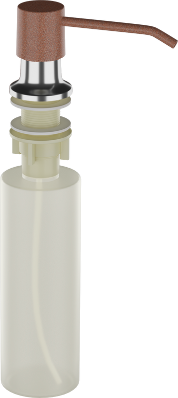 Мойка кухонная Ulgran U-506 307 терракот + дозатор U-01 терракот