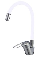 Смеситель для кухни Fmark FM4104-02 с гибким изливом, хром Смеситель для кухни Fmark FM4104-02 с гибким изливом, хром