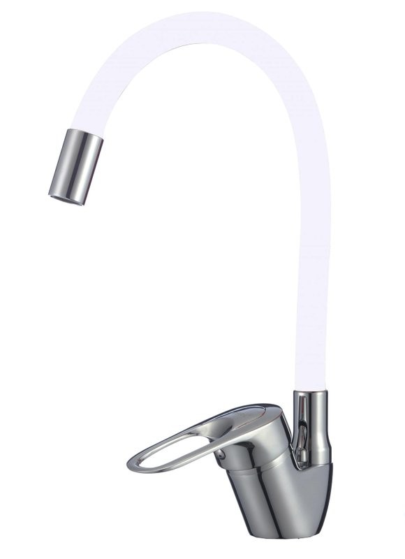 Смеситель для кухни Fmark FM4104-02 с гибким изливом, хром