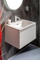 Тумба с раковиной Armadi Art Vallessi 60 белый глянец