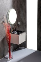 Тумба с раковиной Armadi Art Vallessi 60 белый глянец