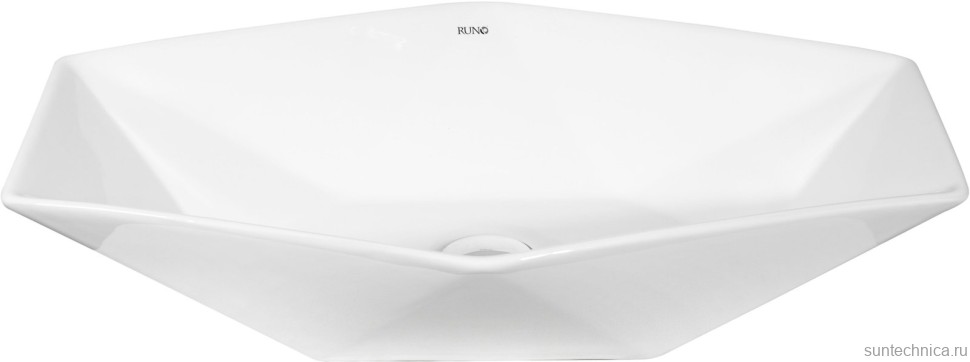 Мебель для ванной комнаты Runo Бари 80 железный камень, раковина Poligono 65