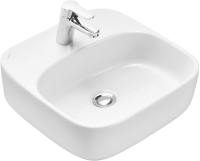 Тумба с раковиной AQUATON Марбл 80 слэйт, белая матовая, раковина 1WH501709