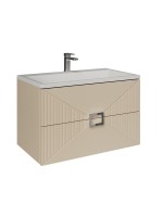 Тумба с раковиной Grossman Луксор 60 матовая бежевая