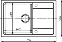 Мойка кухонная Dr. Gans Tekno 760 дюна