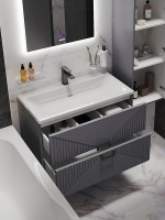 Мебель для ванной комнаты Grossman Луксор 80 матовый графит Мебель для ванной комнаты Grossman Луксор 80 матовый графит