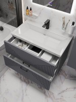 Мебель для ванной комнаты Grossman Луксор 80 матовый графит Мебель для ванной комнаты Grossman Луксор 80 матовый графит