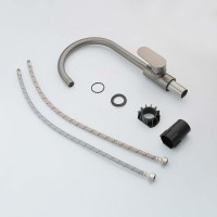 Смеситель для кухни AQUATEK Ника AQ1882BGM оружейная сталь