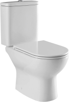 Унитаз-компакт напольный Aquanet Ray-C 326011 безободковый, бачок 326012