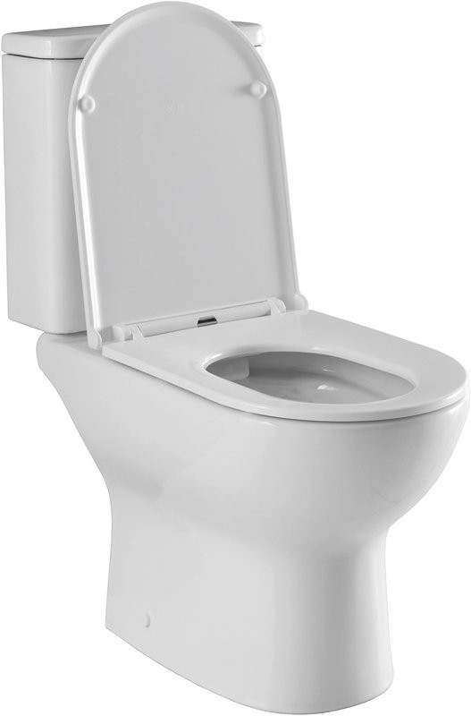 Унитаз-компакт напольный Aquanet Ray-C 326011 безободковый, бачок 326012