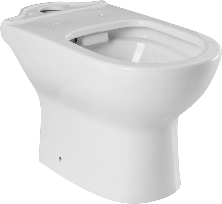 Унитаз-компакт напольный Aquanet Ray-C 326011 безободковый, бачок 326012